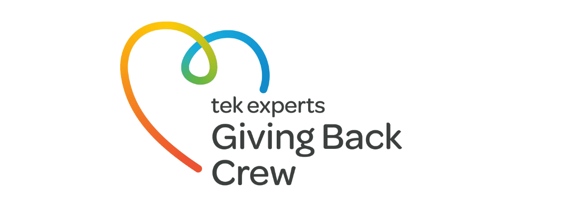 The Tek Experts Giving Back Crew logo
