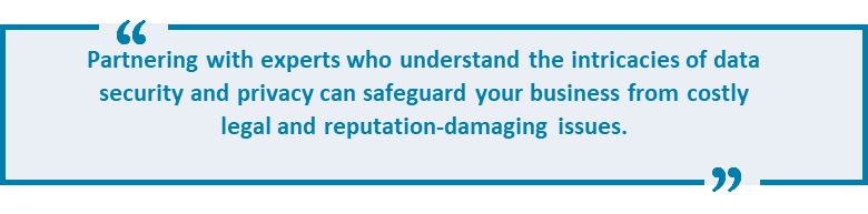 A Tek Experts quote highlighting the importance of understanding data security