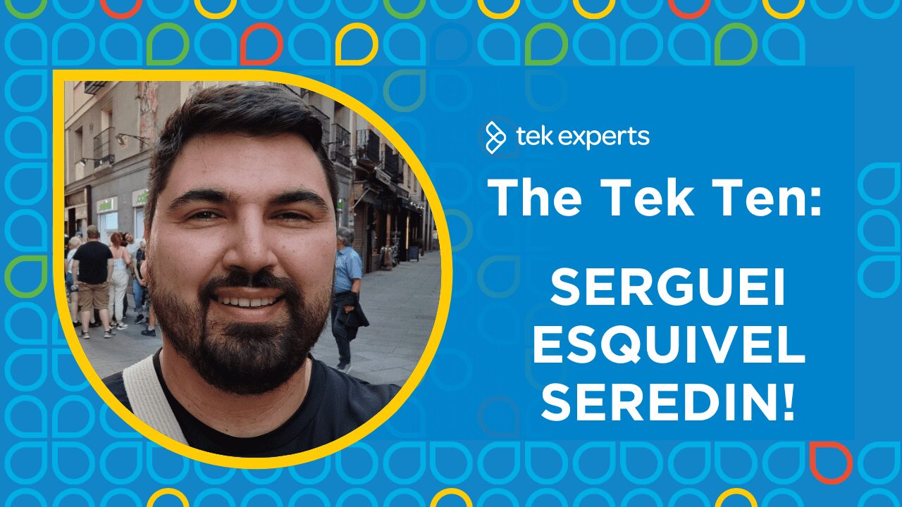 Serguei Esquivel Seredin from Costa Rica as part of the Tek Ten